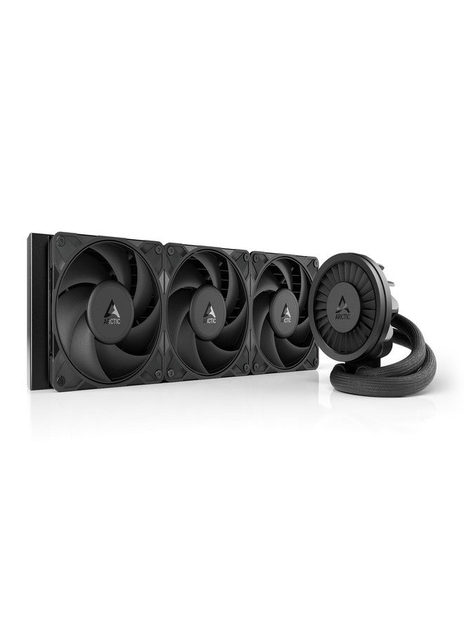 ARCTIC Liquid Freezer III Pro 360 - AIO CPU Cooler, 3 x 120 mm Water Cooling, 38 mm Radiator, PWM Pump, VRM Fan, AMD AM5/AM4, Intel LGA1851/1700 Contact Frame - Black - Image 1